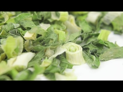 Обезвоженные овощи зеленого цвета, обезвоженный лук-резанец, сушеный на воздухе лук-резанец Flaeks 3*3 мм