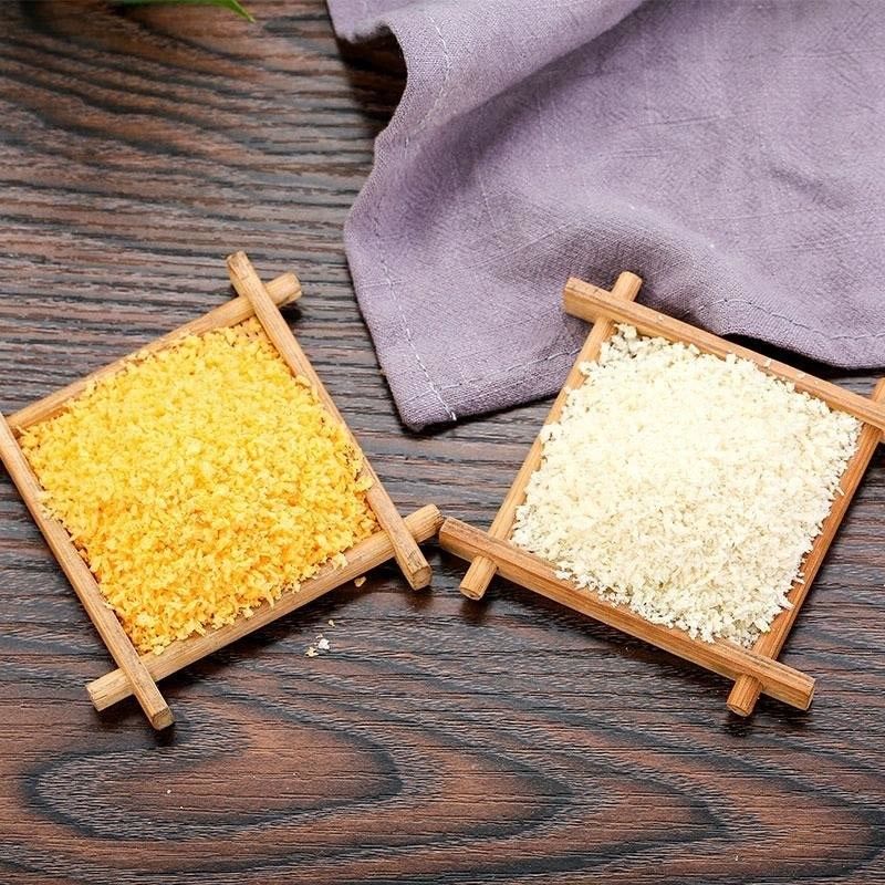 Популярный продукт хрустящие хлебные крошки Panko в желтом белом и оранжевом хлебные крошки