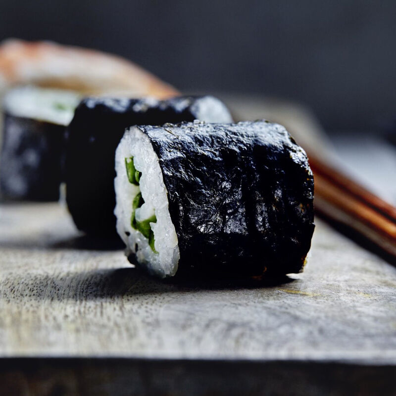 Organic Roasted Seaweed Nori Sheets 24 Months Shelf Life 19x21cm For Sushi Restaurants