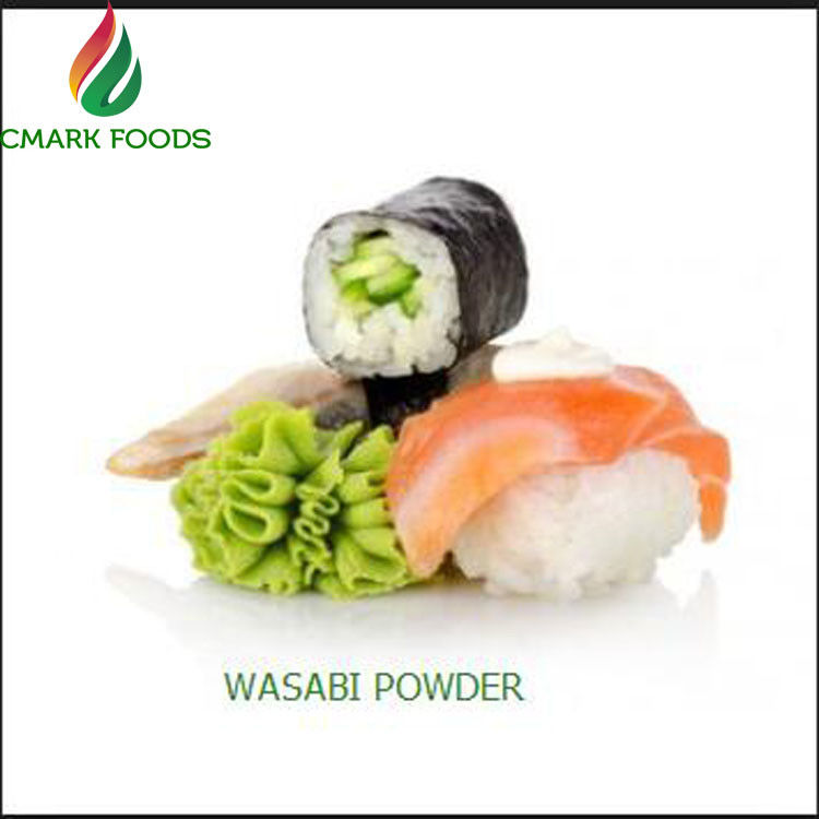 Зеленый цвет 1kg пакует порошок Wasabi HACCP чистый ранг