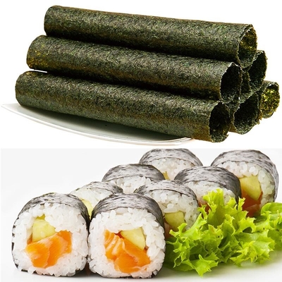 Темный ый-зелен лист Nori морской водоросли водоросли для листов крена суш 100