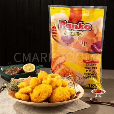 Желтые хлебные крошки Panko Сушеные хлебные крошки 1 кг на пакет